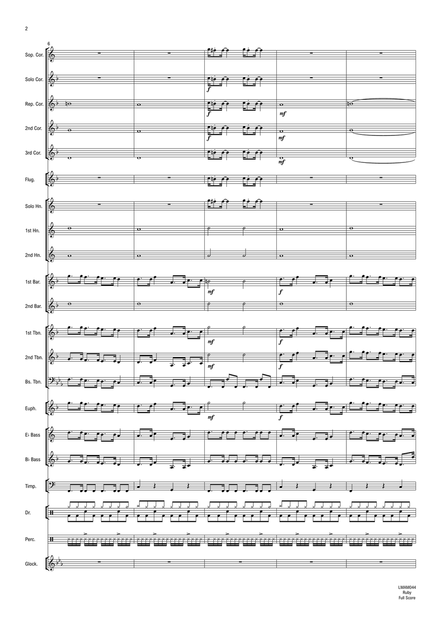 Ruby Brass Band scores gallery preview page 3