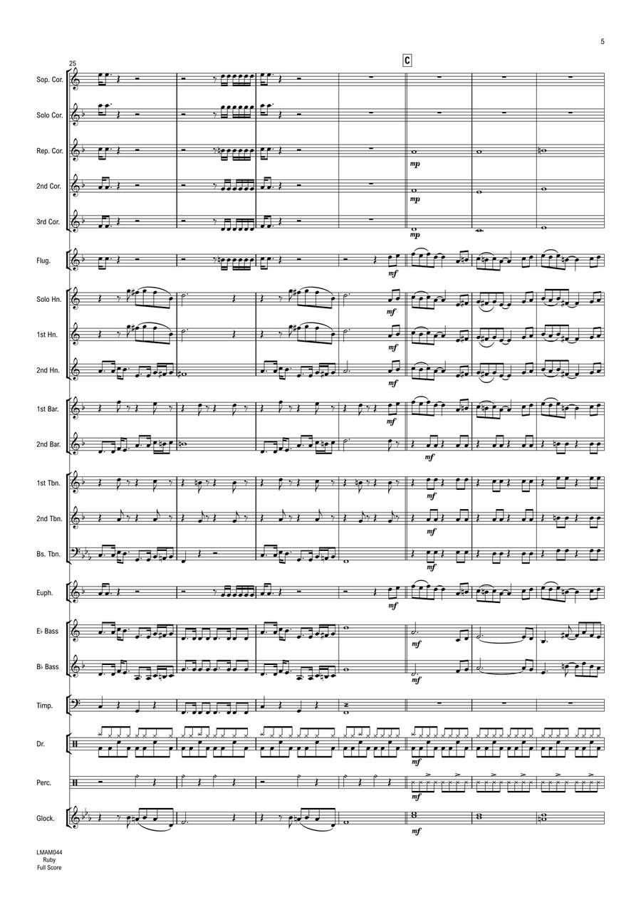 Ruby Brass Band scores gallery preview page 6