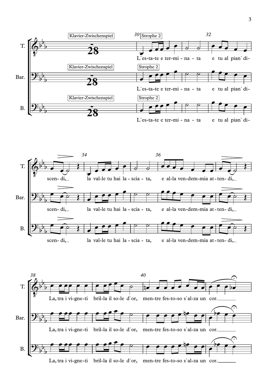 La Verzaschina La Verzaschina 3-Part scores gallery preview page 3