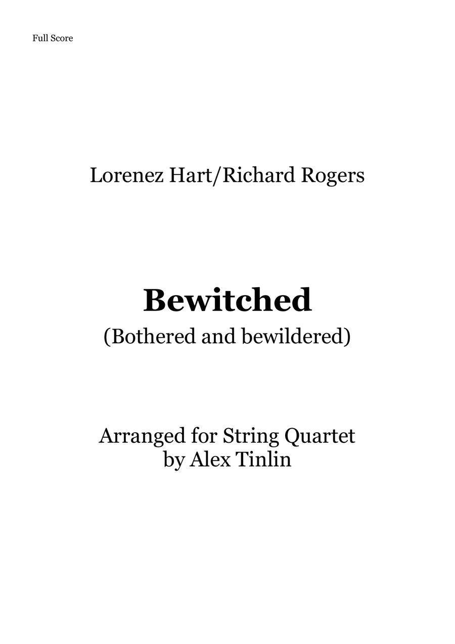 Bewitched Bewitched String Quartet scores gallery preview page 1