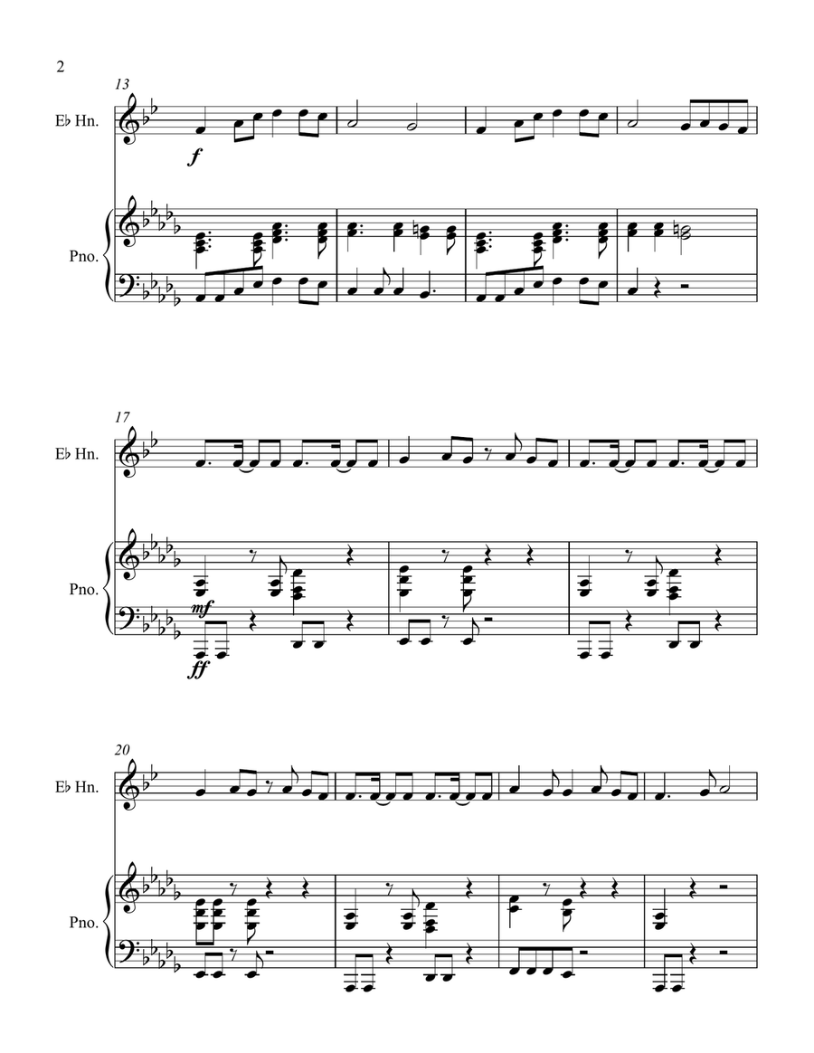 What Makes You Beautiful What Makes You Beautiful Horn scores gallery preview page 2