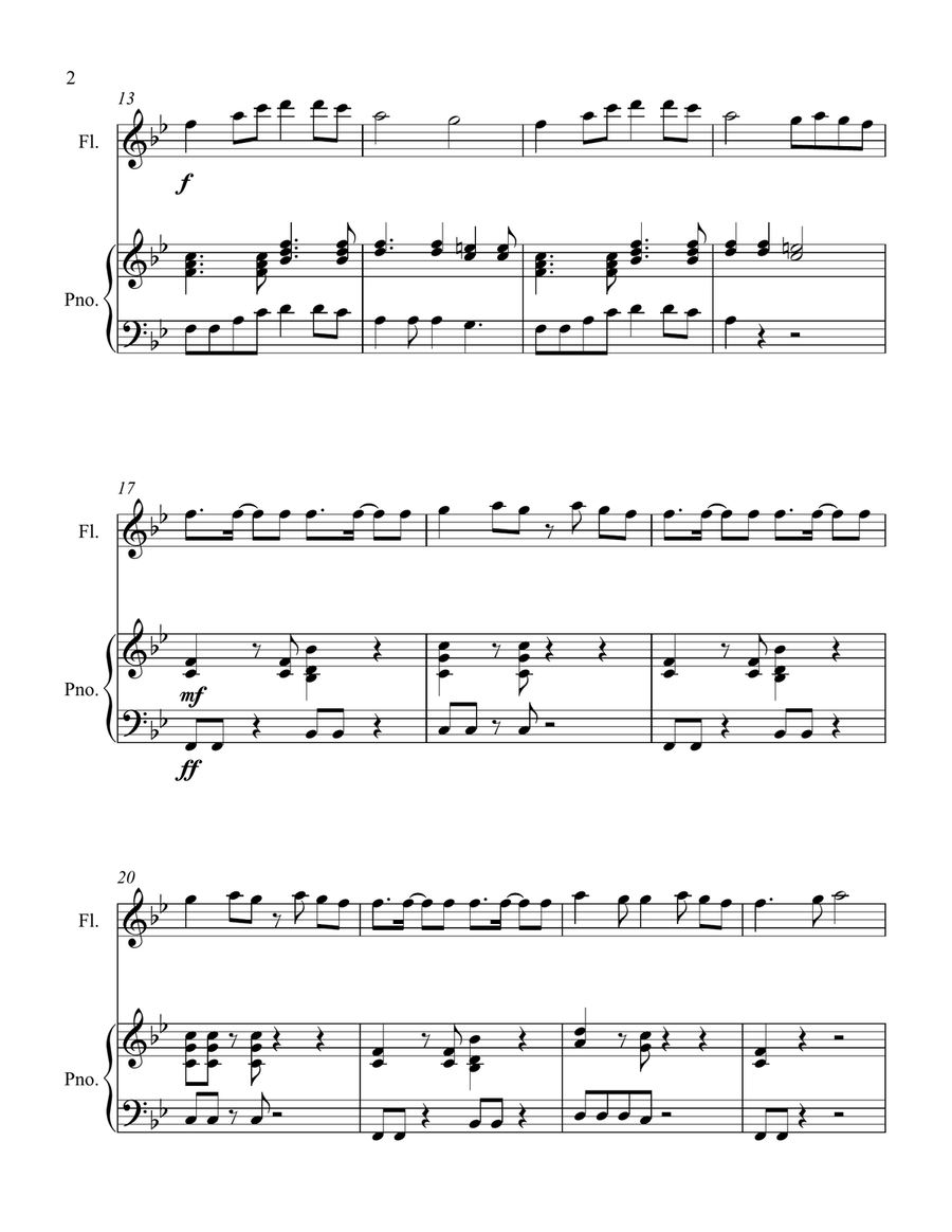 What Makes You Beautiful What Makes You Beautiful Flute Solo scores gallery preview page 2