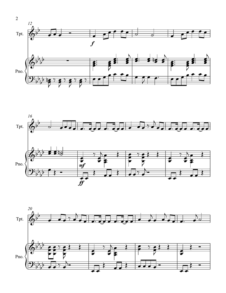What Makes You Beautiful What Makes You Beautiful Trumpet Solo scores gallery preview page 2