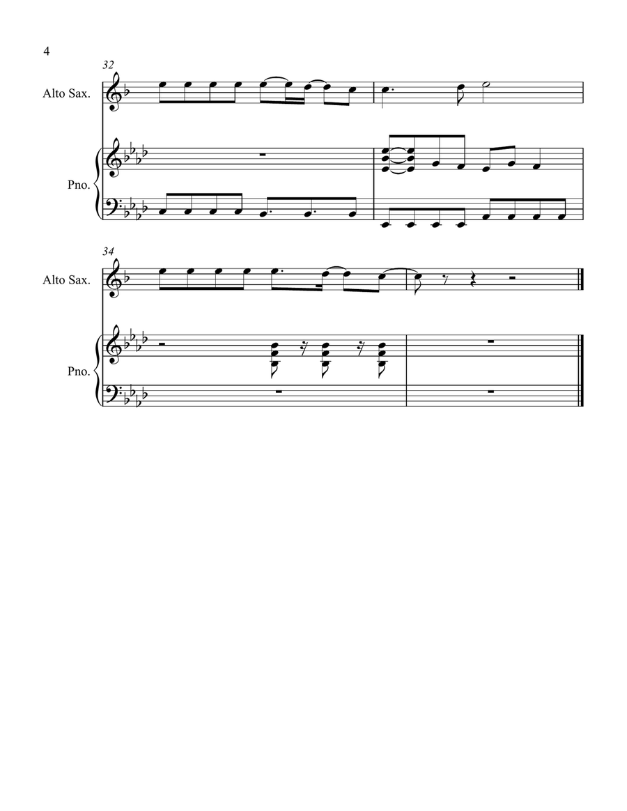 What Makes You Beautiful What Makes You Beautiful Alto Saxophone scores gallery preview page 4