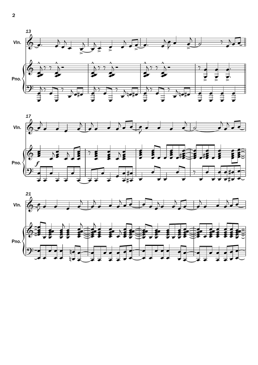 You Can't Stop The Beat You Can't Stop The Beat Violin Solo scores gallery preview page 2