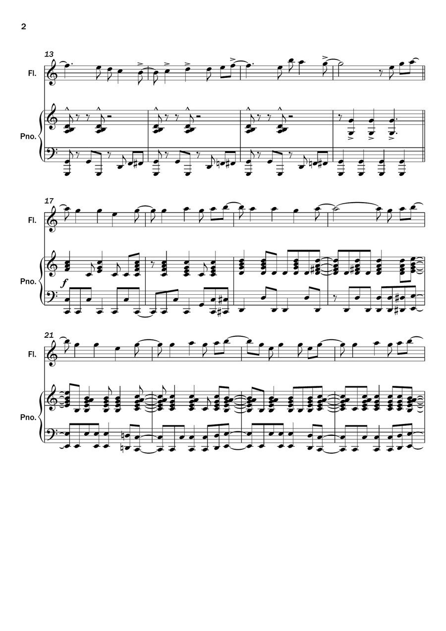 You Can't Stop The Beat You Can't Stop The Beat Flute Solo scores gallery preview page 2