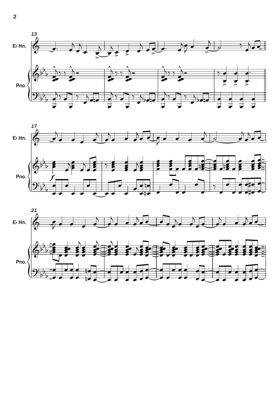 You Can't Stop The Beat You Can't Stop The Beat Horn scores gallery preview page 2