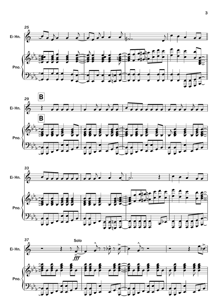 You Can't Stop The Beat You Can't Stop The Beat Horn scores gallery preview page 3