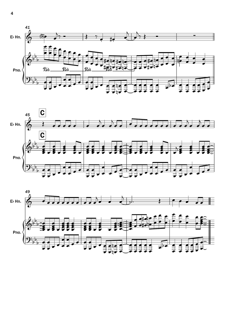 You Can't Stop The Beat You Can't Stop The Beat Horn scores gallery preview page 4