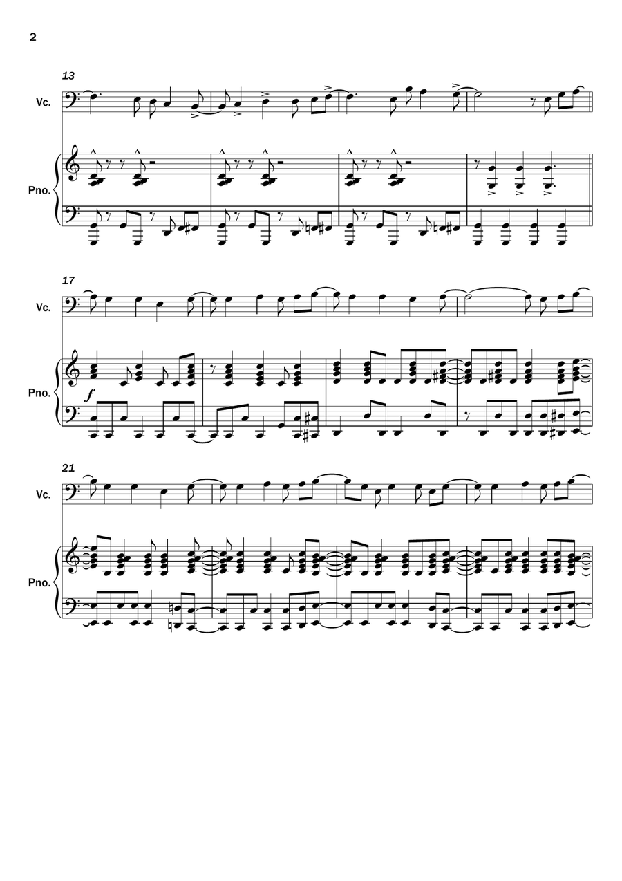 You Can't Stop The Beat You Can't Stop The Beat Piano scores gallery preview page 2