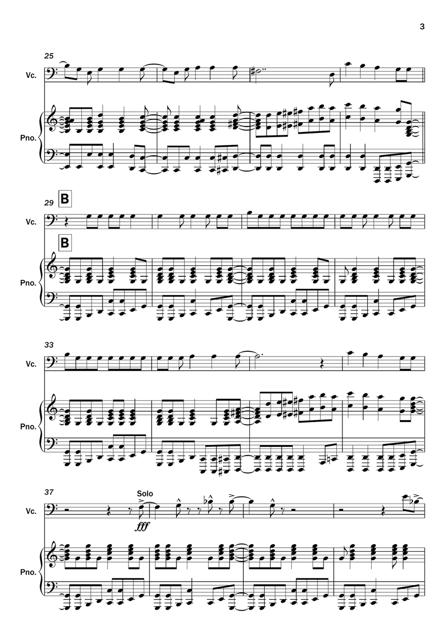 You Can't Stop The Beat You Can't Stop The Beat Piano scores gallery preview page 3