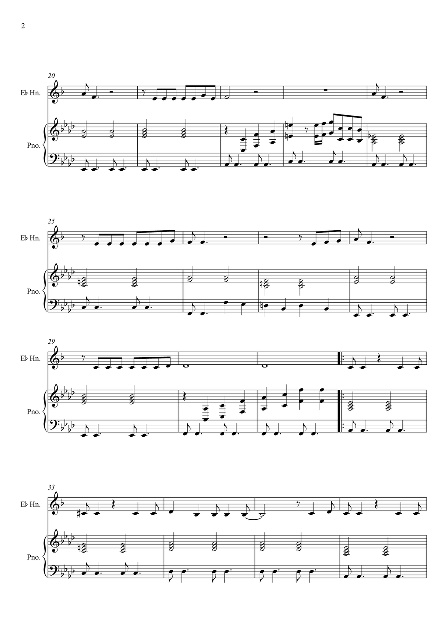Yes Sir, I Can Boogie Yes Sir, I Can Boogie Horn scores gallery preview page 2