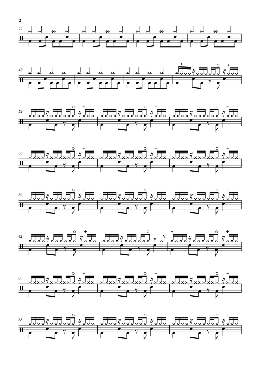 Square One Square One Drum Set scores gallery preview page 2