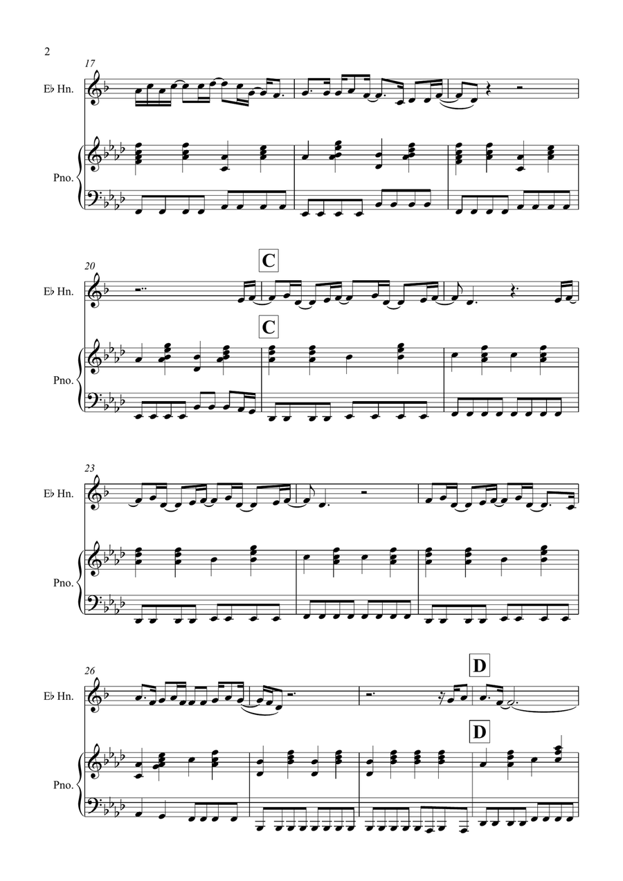 Wonderwall Wonderwall Horn scores gallery preview page 2