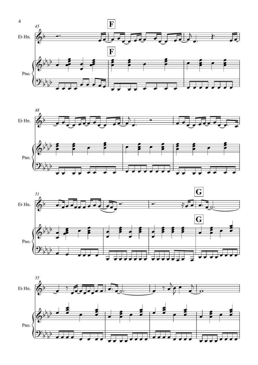 Wonderwall Wonderwall Horn scores gallery preview page 4