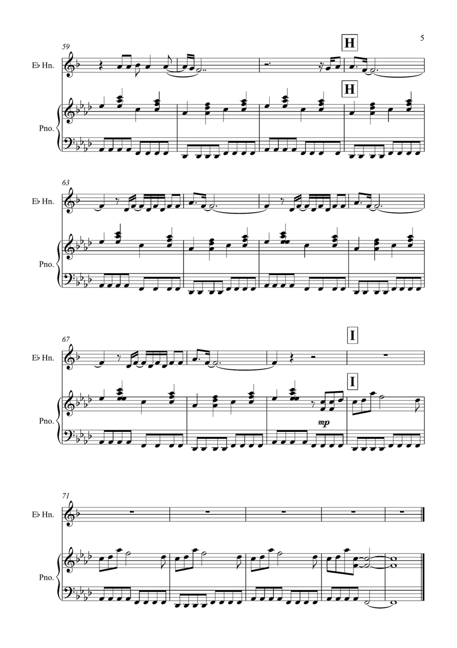 Wonderwall Wonderwall Horn scores gallery preview page 5