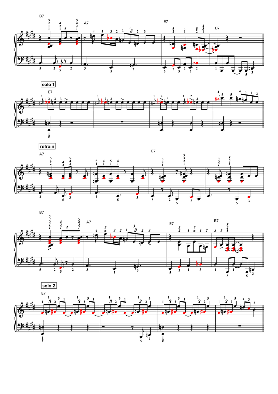 What I say niveau 2 What I say niveau 2 Easy Piano scores gallery preview page 2