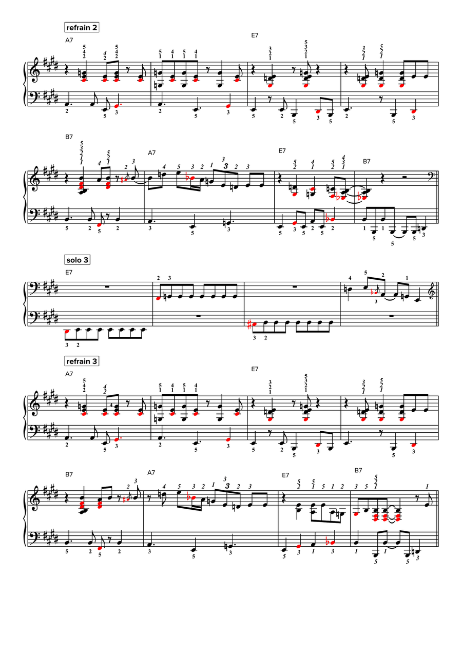 What I say niveau 2 What I say niveau 2 Easy Piano scores gallery preview page 3