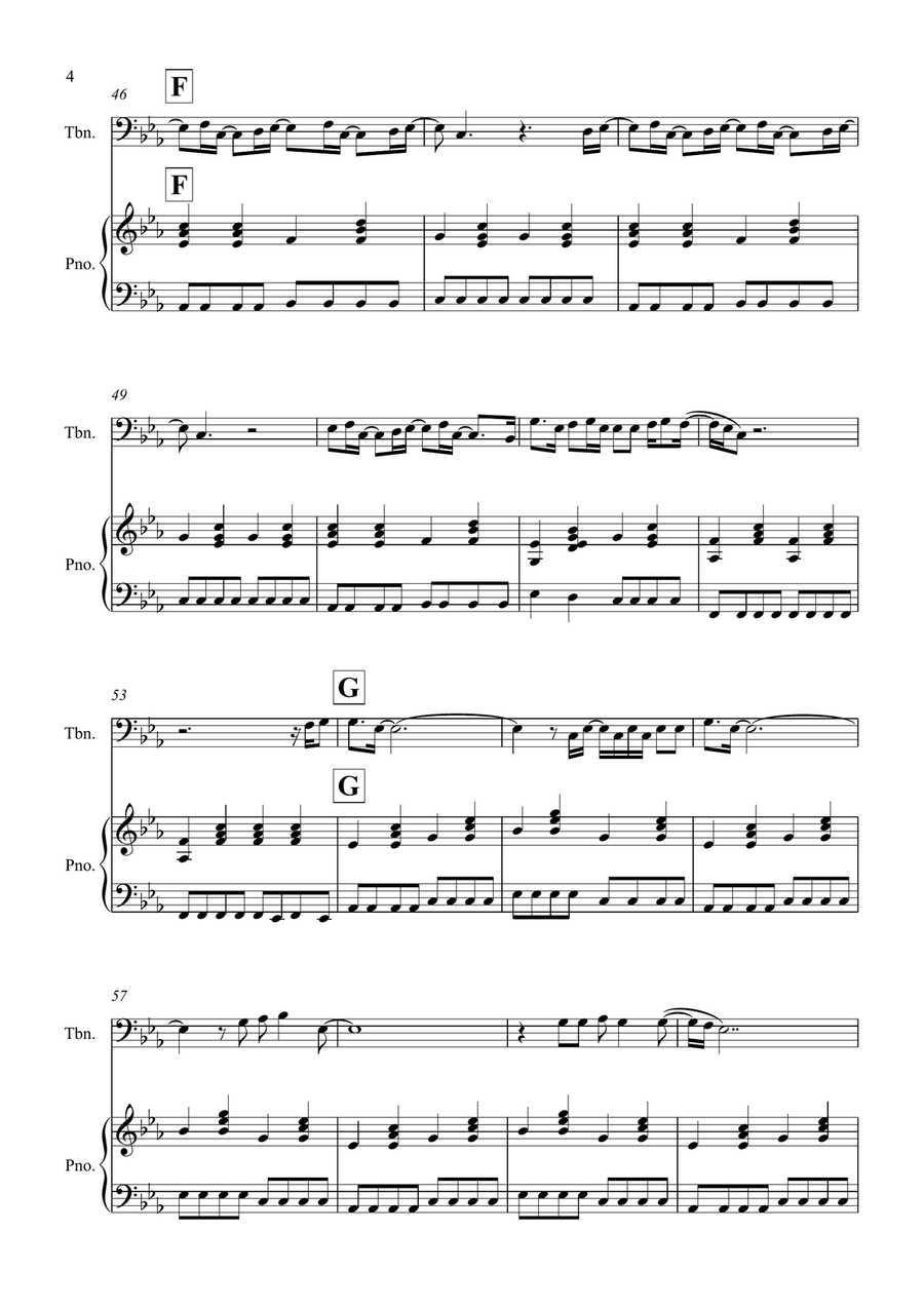 Wonderwall Wonderwall Piano scores gallery preview page 4