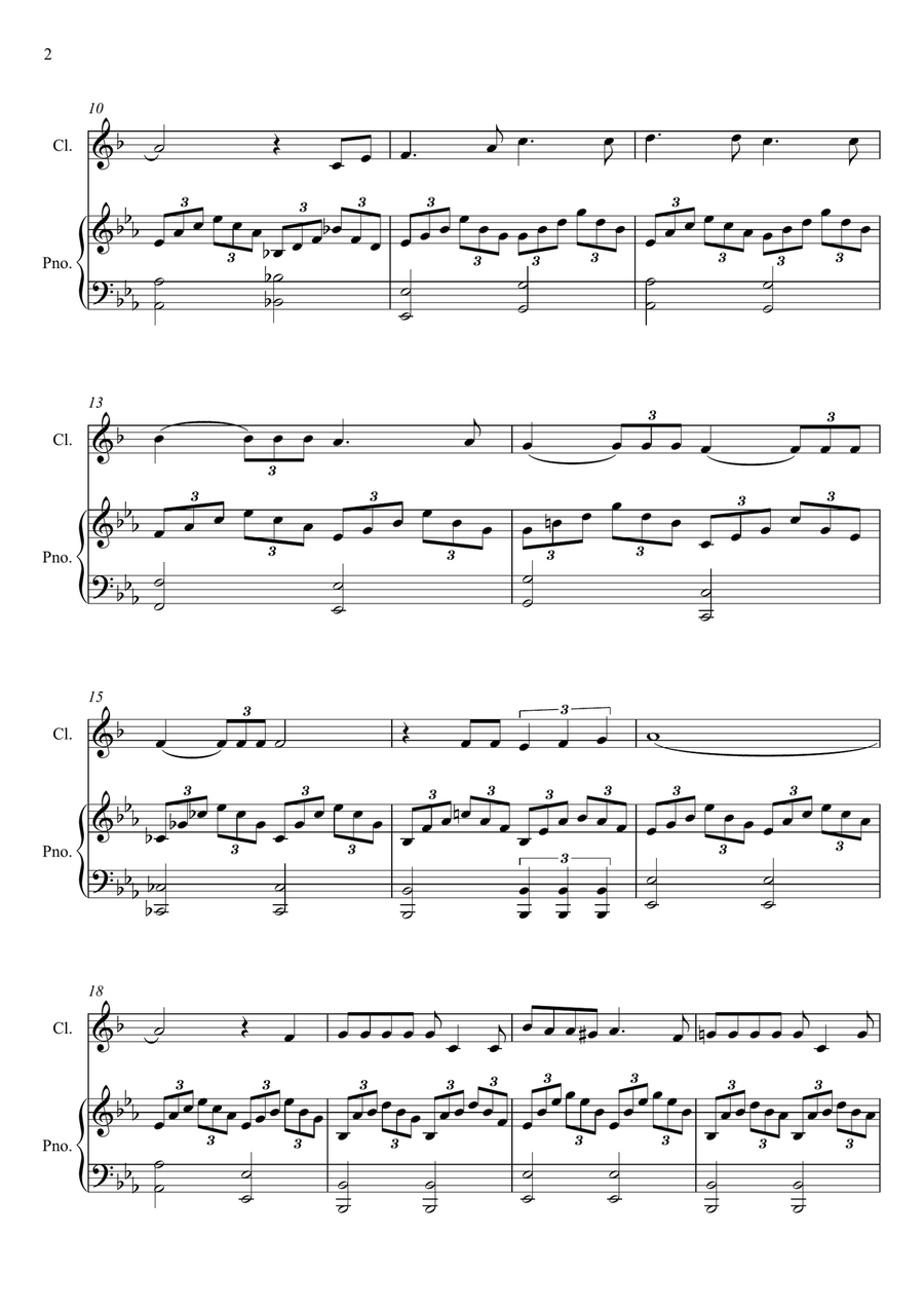 What A Wonderful World What A Wonderful World Clarinet Solo scores gallery preview page 2