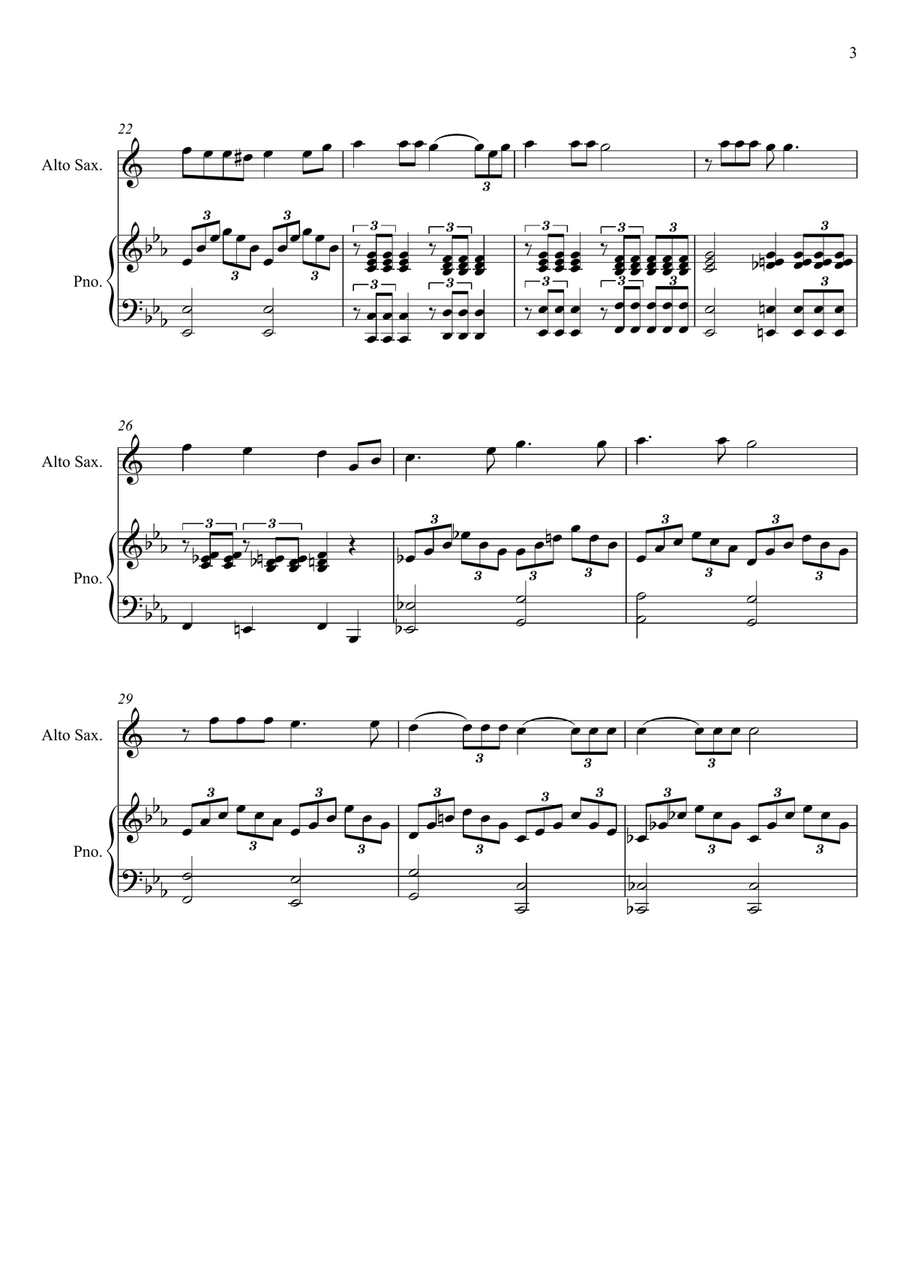 What A Wonderful World What A Wonderful World Alto Saxophone scores gallery preview page 3