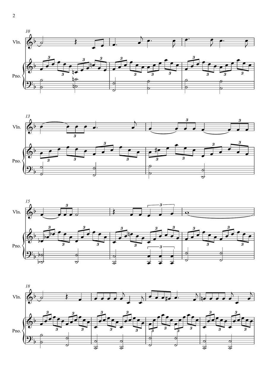 What A Wonderful World What A Wonderful World Violin Solo scores gallery preview page 2