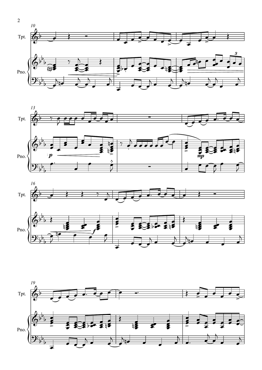 We Don't Talk About Bruno Trumpet Solo scores gallery preview page 2