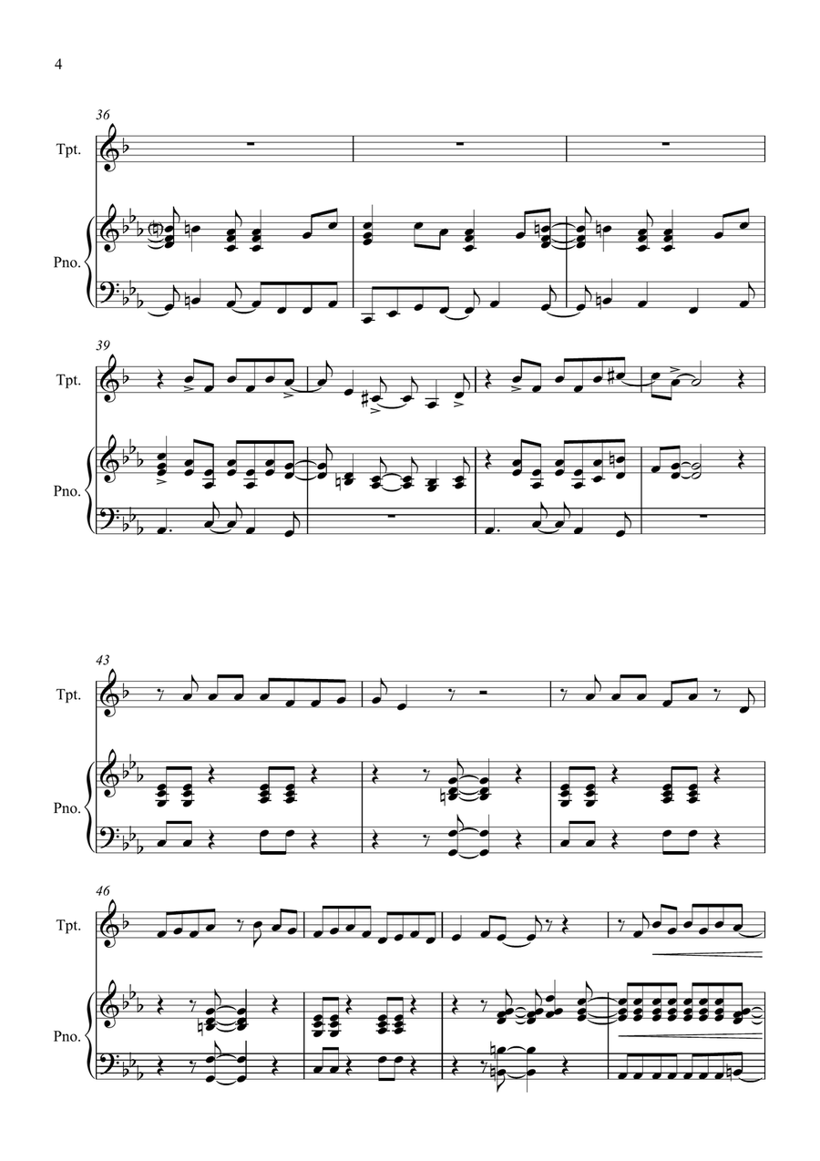 We Don't Talk About Bruno Trumpet Solo scores gallery preview page 4
