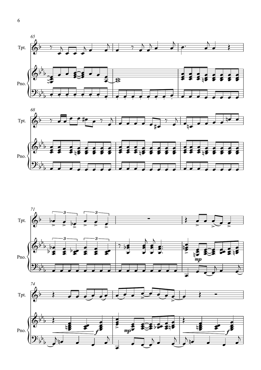 We Don't Talk About Bruno Trumpet Solo scores gallery preview page 6