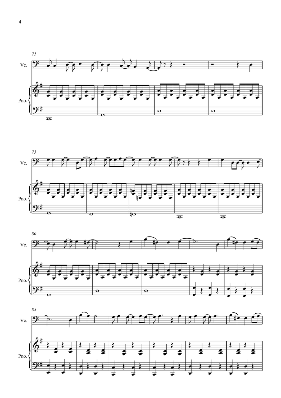 Welcome To The Black Parade Piano scores gallery preview page 4