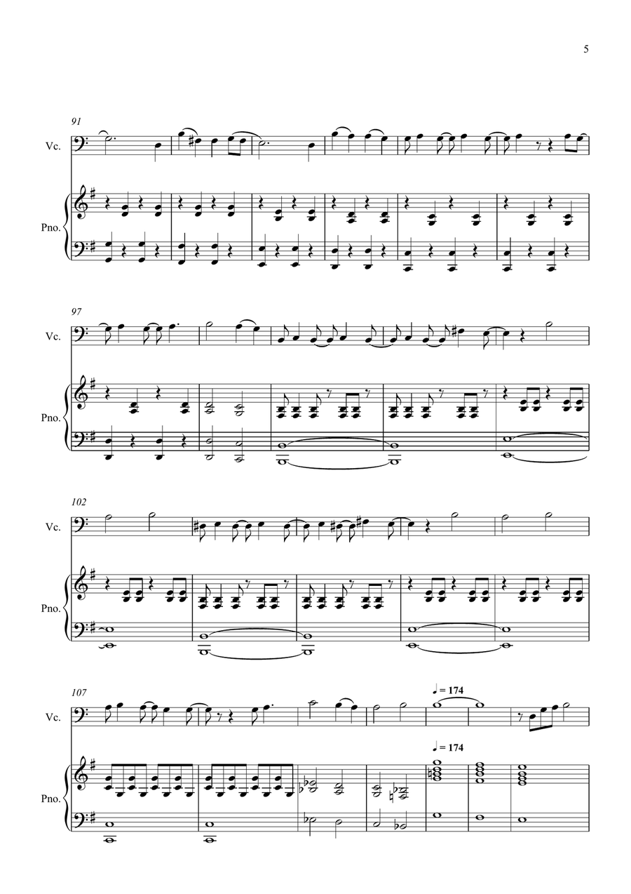 Welcome To The Black Parade Piano scores gallery preview page 5