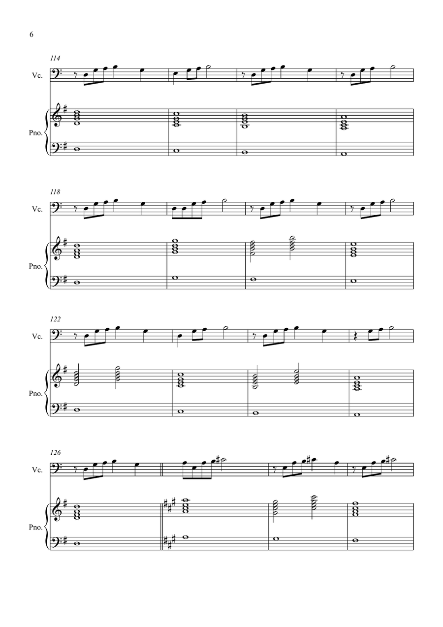 Welcome To The Black Parade Piano scores gallery preview page 6