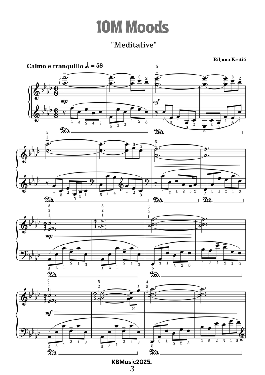 Meditative Meditative Part scores gallery preview page 3