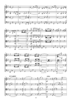 ADAGIO in G minor String Quartet scores gallery preview page 4