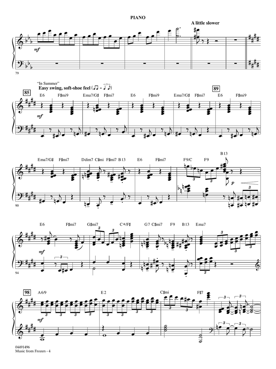Music from Frozen (arr. Bob Krogstad) - Piano Full Orchestra scores gallery preview page 4