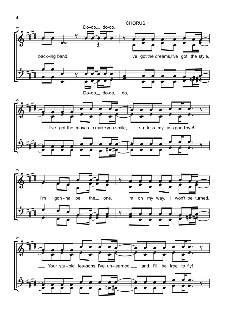 And You Don't Even Know It SSAA scores gallery preview page 4