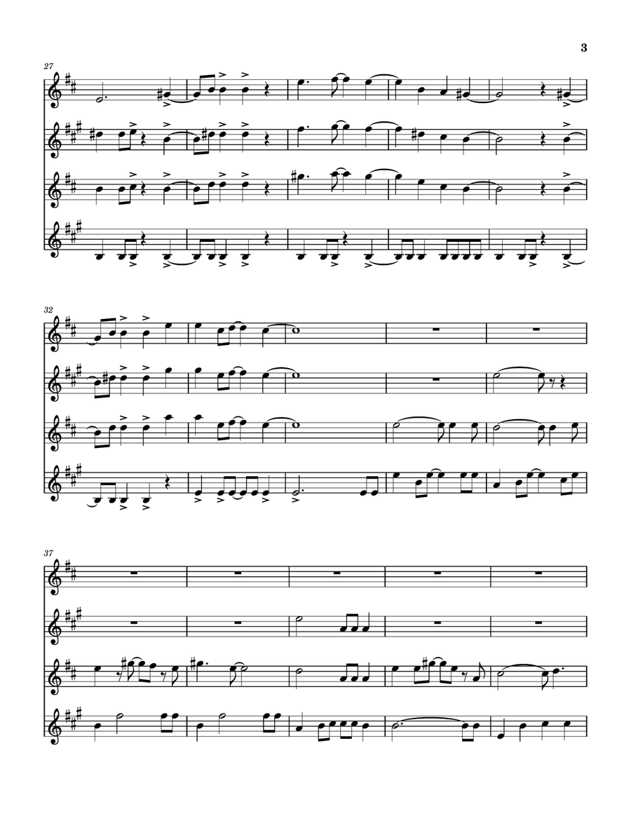 See The Changes by Stephen Stills Saxophone Quartet - Digital Sheet Music page 4