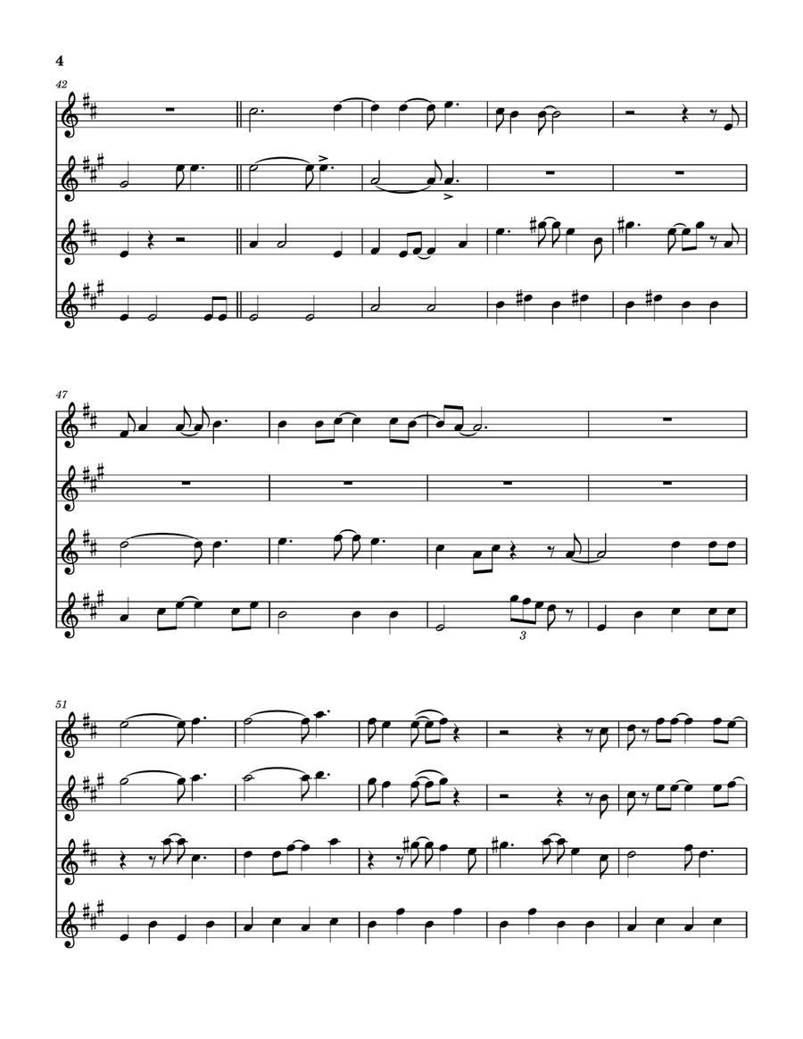 See The Changes by Stephen Stills Saxophone Quartet - Digital Sheet Music page 5
