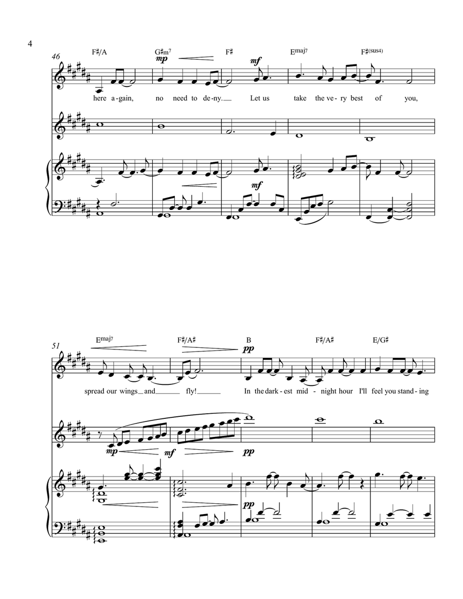 Glorious Today Piano, Vocal scores gallery preview page 5