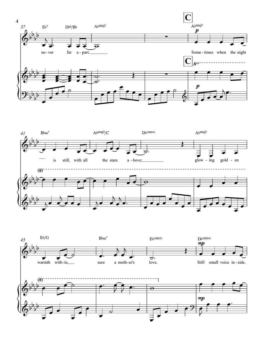 Golden World Piano, Vocal scores gallery preview page 5