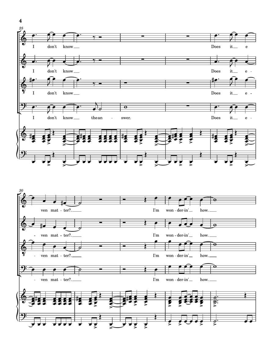 See The Changes by Stephen Stills 4-Part - Digital Sheet Music page 5