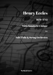 Eccles Sonata in G minor for Viola and String Orchestra