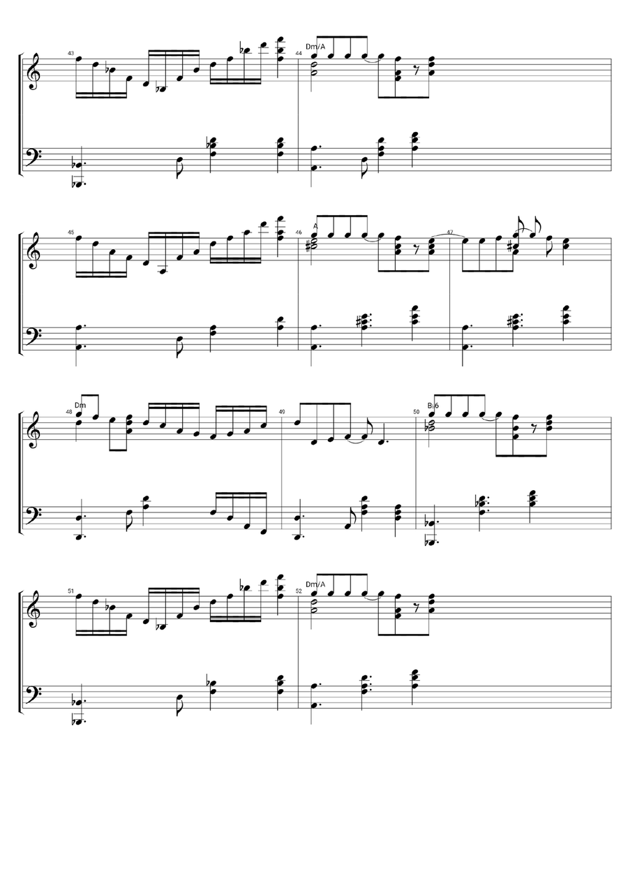 Song For Guy Song For Guy Piano Solo scores gallery preview page 4