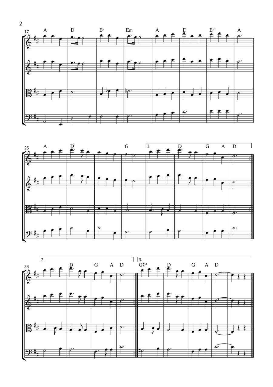 Great Is Thy Faithfulness String Quartet scores gallery preview page 2