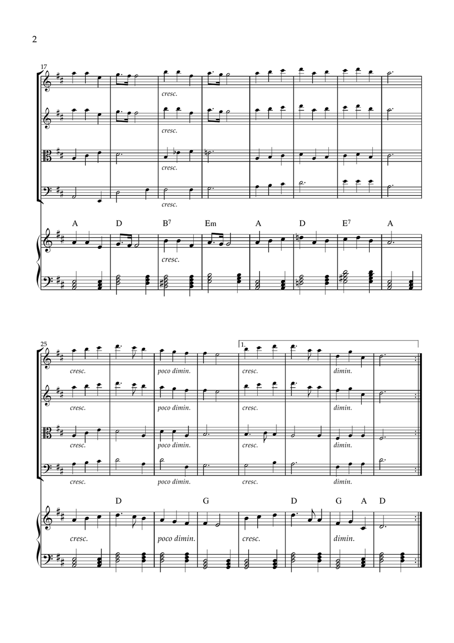 Great Is Thy Faithfulness String Orchestra scores gallery preview page 2