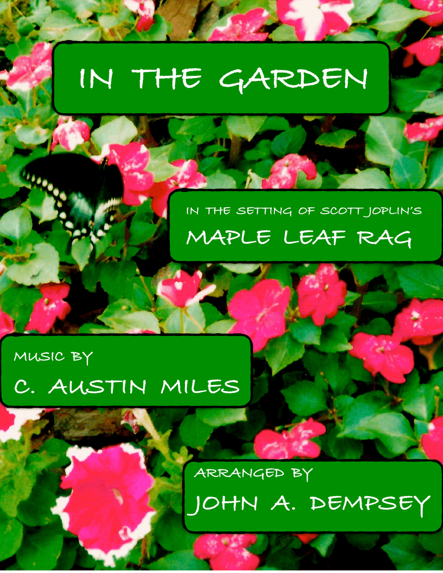 In the Garden / Maple Leaf Rag (Trio for Trumpet, Horn in F and Piano) Brass Trio scores gallery preview page 1