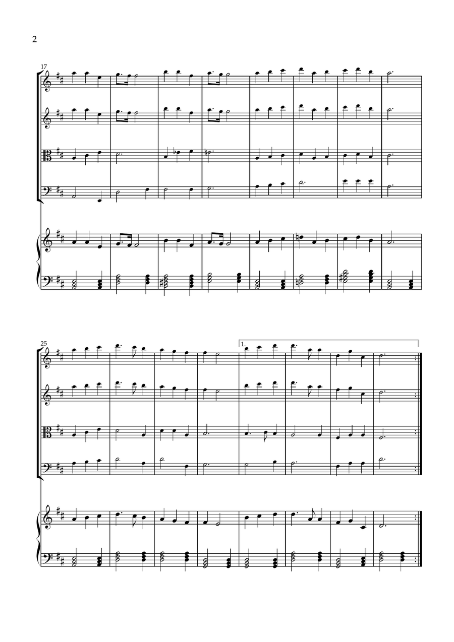 Great Is Thy Faithfulness String Orchestra scores gallery preview page 2