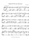 Ballad Of The Late Afternoon