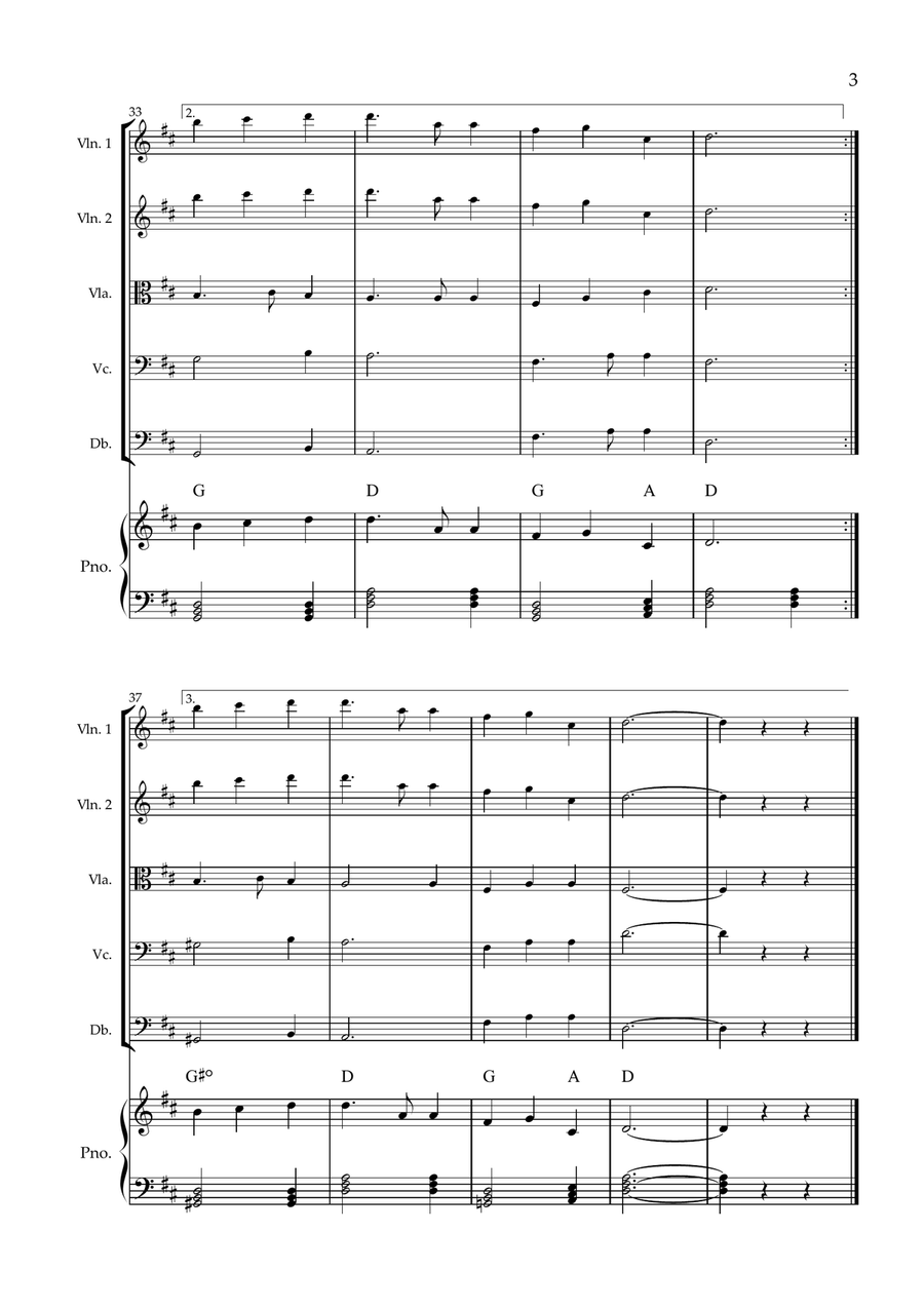 Great Is Thy Faithfulness Small Ensemble scores gallery preview page 3