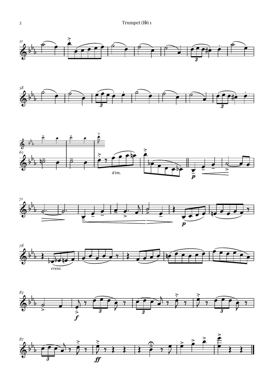 Waltz of the Flowers by Tchaikovsky | ENCHANTING Sheet Music Woodwind Quartet scores gallery preview page 6